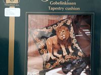 Gobelin kussen 1320/2719 leeuw